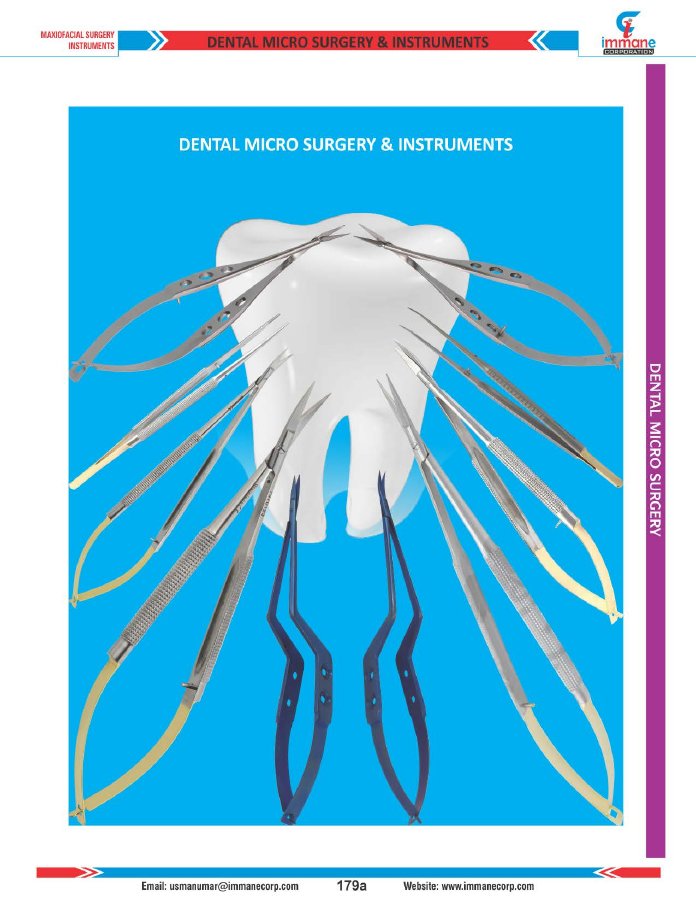 First page of Dental microsurgery instruments PDF