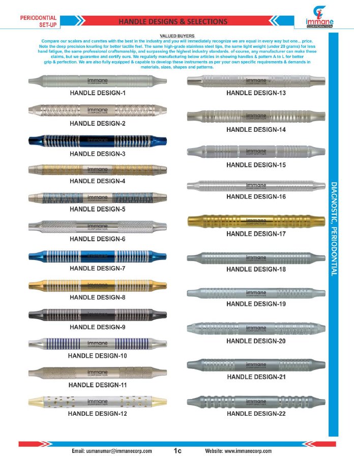 First page of Periodontal instruments PDF