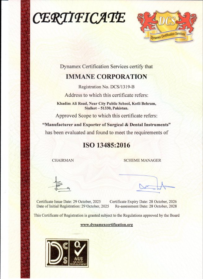 First page of ISO 13485:2016