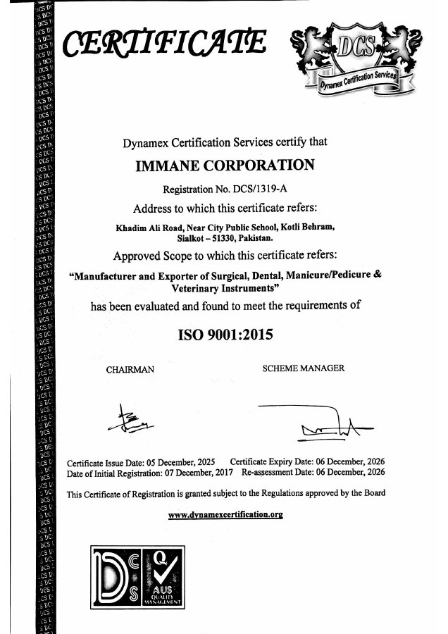 First page of ISO 9001:2015